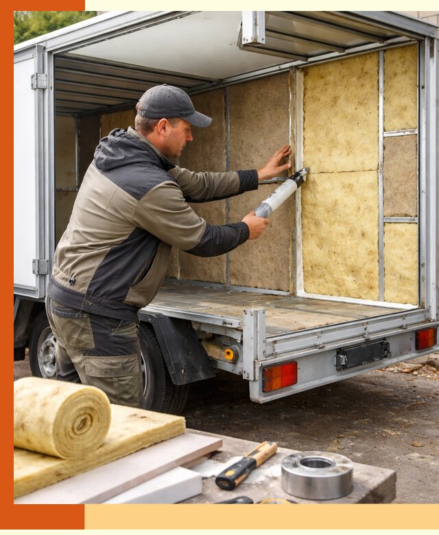 Профессиональное утепление прицепа в Брянске для любых условий